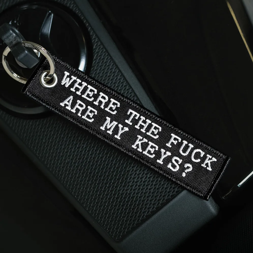 Where The F Are My Keys - Motorcycle Keychain^Moto Loot Hot