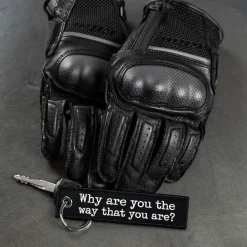 Why Are You The Way That You Are? - Motorcycle Keychain^Moto Loot Discount