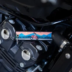Windy Bridge Rider - Motorcycle Keychain^Moto Loot