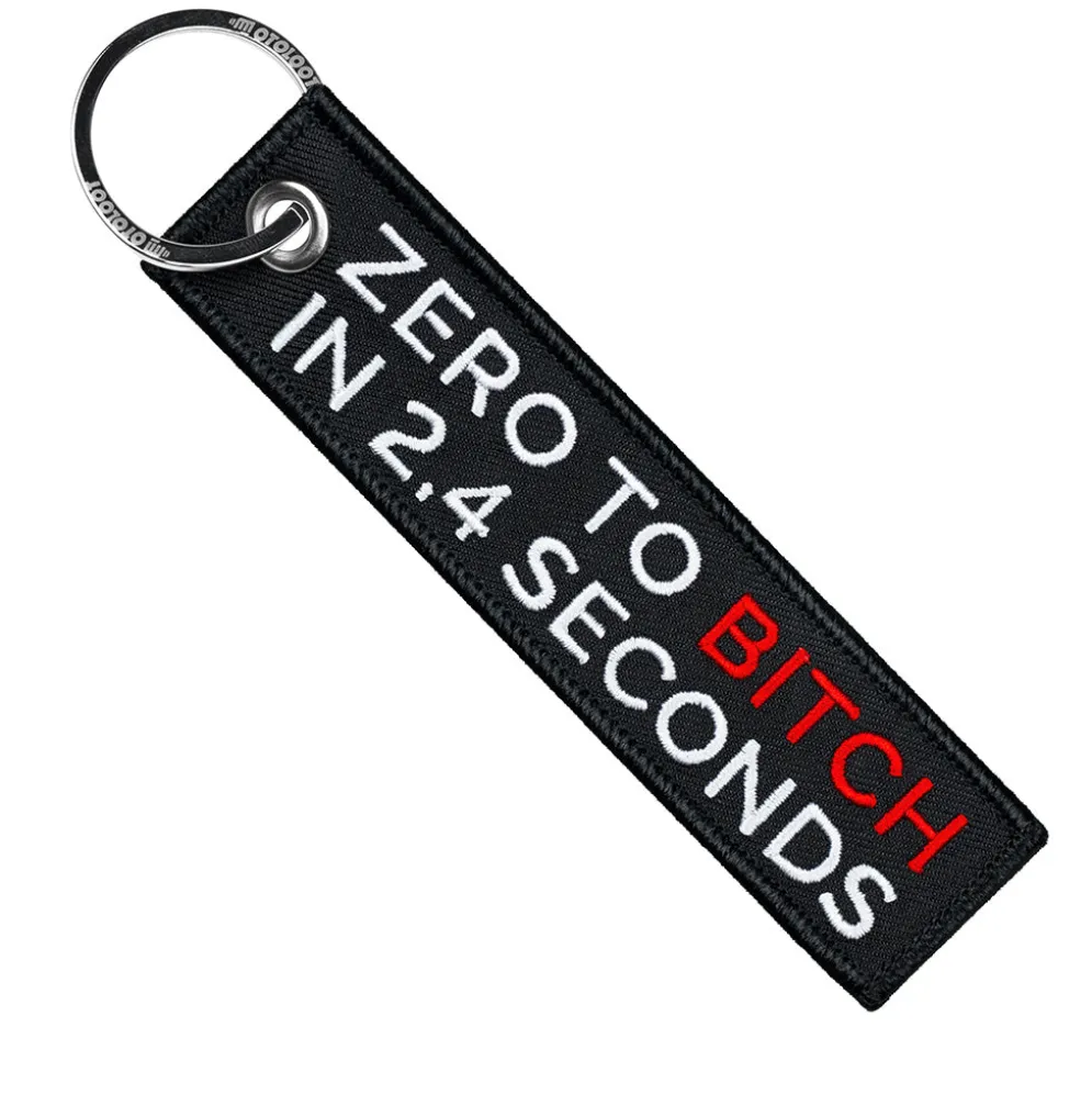 Zero To Bitch - Motorcycle Keychain^Moto Loot